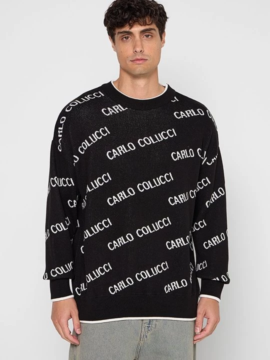 Foto van product Trui Carlo Colucci zwart
