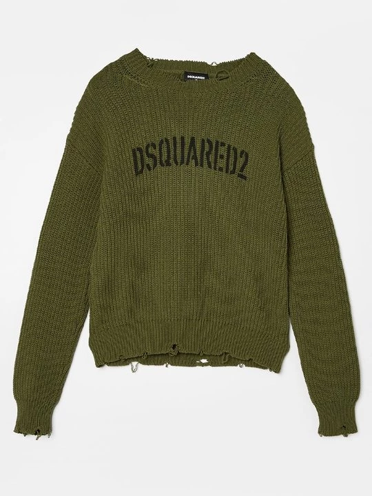 Foto van product Trui Dsquared2 olijfgroen