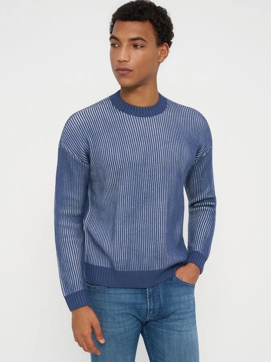 Foto van product Trui Emporio Armani petrol gemêleerd