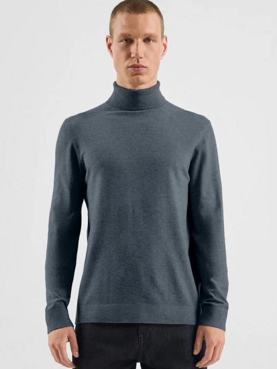 Foto van product Trui met col QS blauw