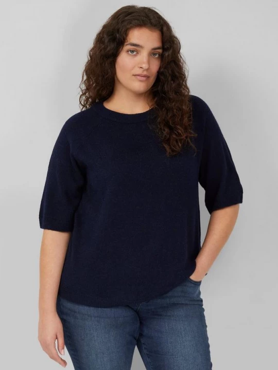 Foto van product Trui met korte mouwen van alpacamix s.Oliver blauw