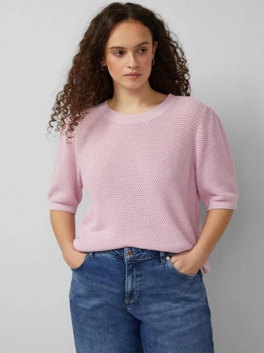 Foto van product Trui met structuur QS roze
