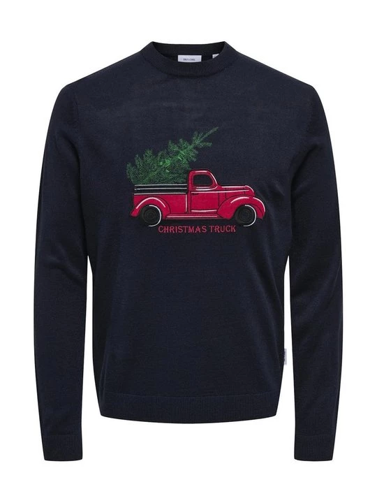 Foto van product Trui Only & Sons donkerblauw