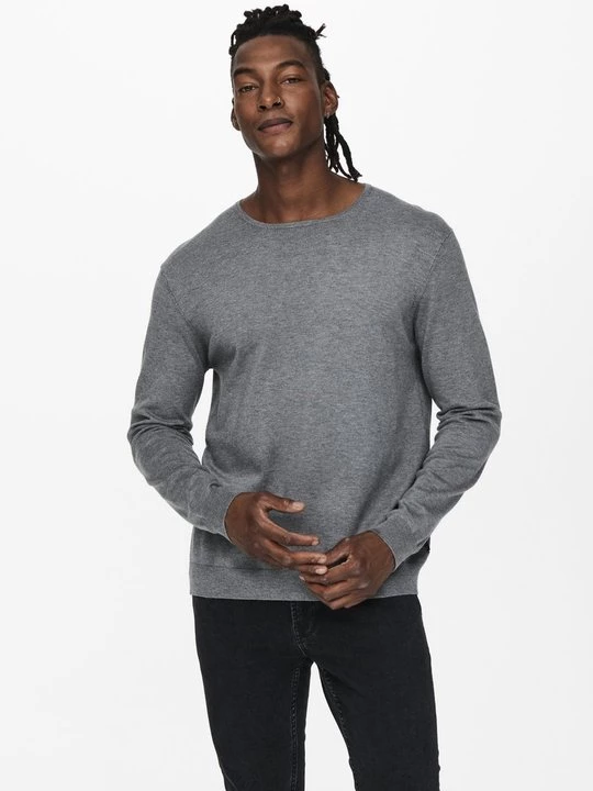 Foto van product Trui Only & Sons grijs