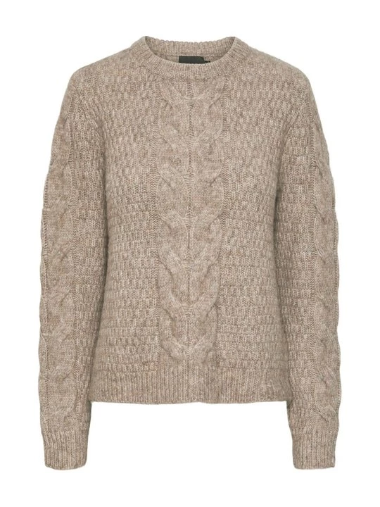 Foto van product Trui Pieces bruin