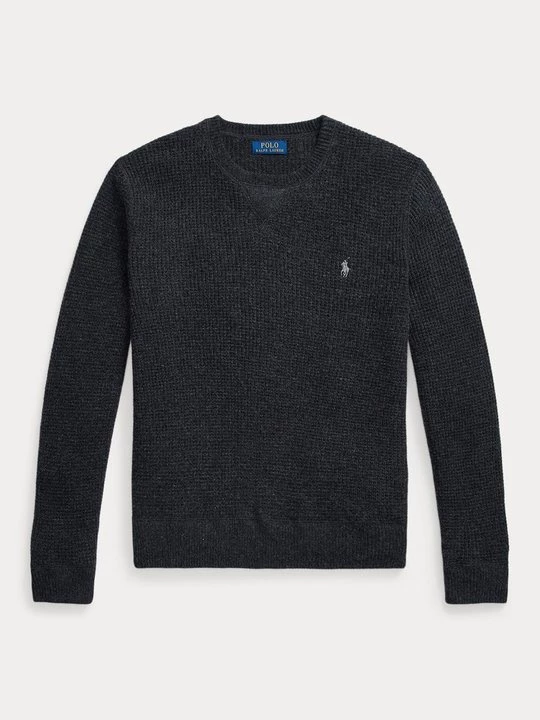 Foto van product Trui Polo Ralph Lauren donkergrijs gemêleerd