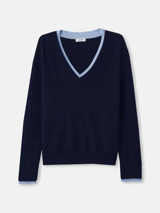 Foto van product Trui Sandro donkerblauw