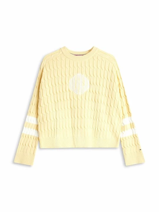 Foto van product Trui Tommy Hilfiger lichtgeel