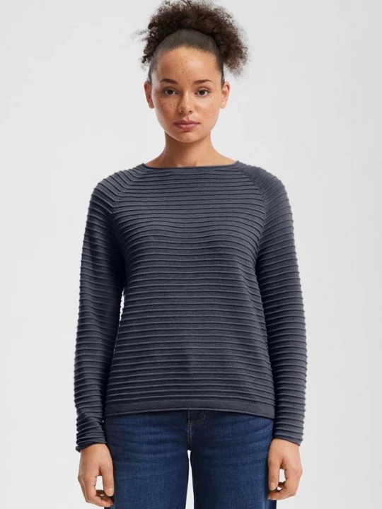 Foto van product Trui van viscosemix QS blauw