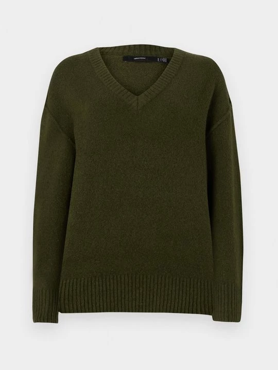 Foto van product Trui Vero Moda donkergroen gemêleerd