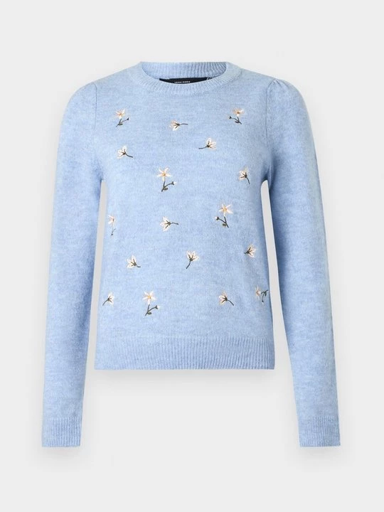 Foto van product Trui Vero Moda lichtblauw gemêleerd