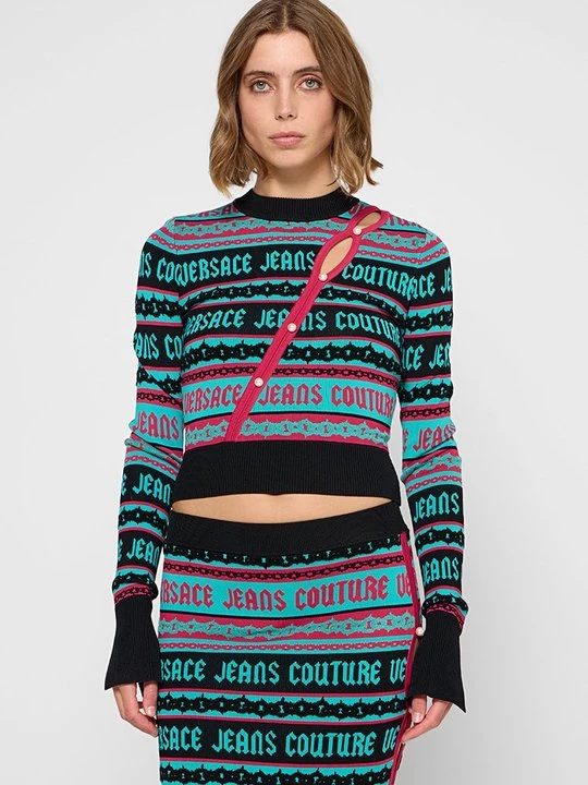 Foto van product Trui Versace Jeans Couture turquoise