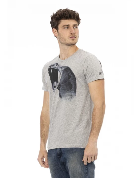 Foto van product Trussardi Shirt grijs gemêleerd / zwart