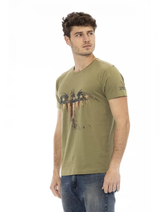 Foto van product Trussardi Shirt navy / pasteelgeel / groen / bordeaux