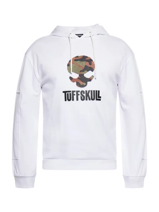 Foto van product TUFFSKULL Sweatshirt bruin / groen / zwart / wit