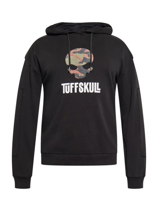 Foto van product TUFFSKULL Sweatshirt grijs / zwart / wit
