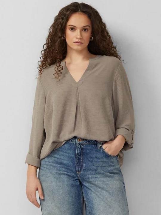 Foto van product Tuniek blouse QS bruin