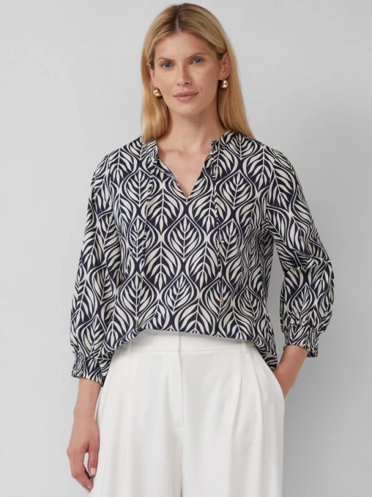Foto van product Tuniekblouse met 3 / 4-mouwen en print all-over s.Oliver