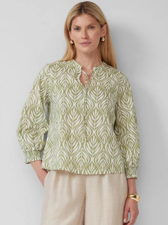 Foto van product Tuniekblouse met 3 / 4-mouwen en print all-over s.Oliver