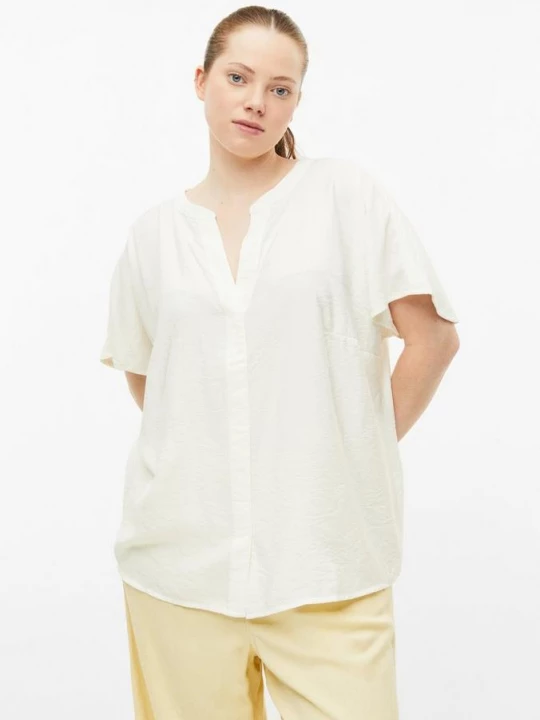 Foto van product Tuniekblouse met afgezakte schouder QS crème