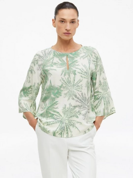 Foto van product Tuniekblouse van viscose s.Oliver niebieski