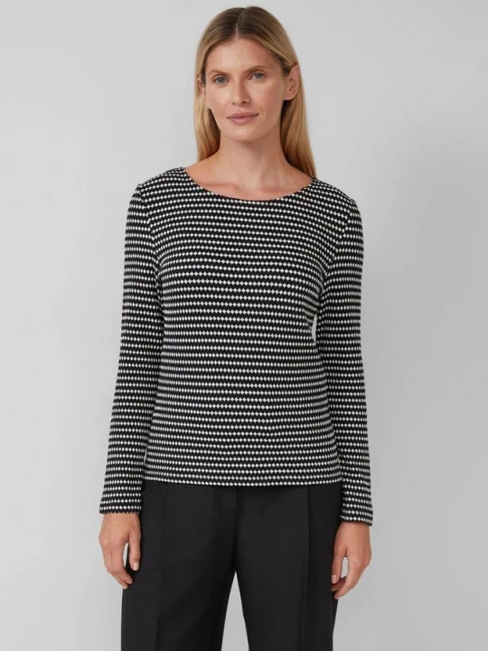Foto van product Tweekleurig shirt met structuurpatroon s.Oliver