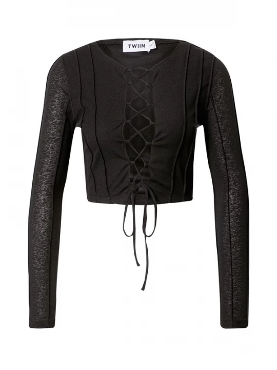 Foto van product TWIIN Shirt 'DAYTONA' zwart