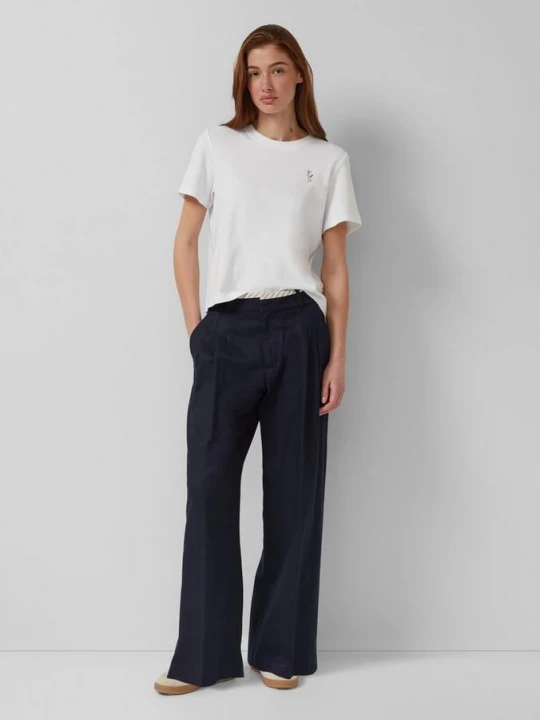 Foto van product Twill broek met extra wijde pijp s.Oliver blauw