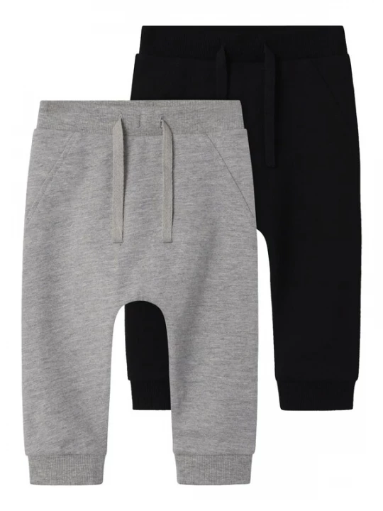 Foto van product TWO SOON Broek grijs gemêleerd / zwart