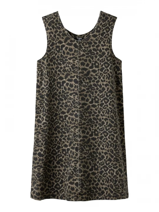 Foto van product TWO SOON Jurk beige / bruin / zwart