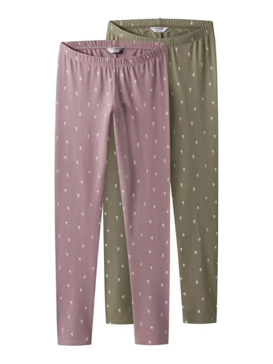 Foto van product TWO SOON Leggings groen / lila / wit