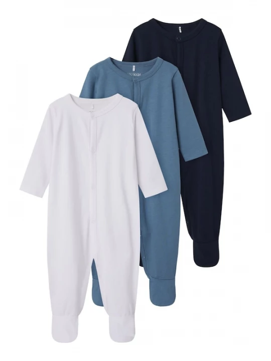 Foto van product TWO SOON Nachtkledij nachtblauw / duifblauw / offwhite