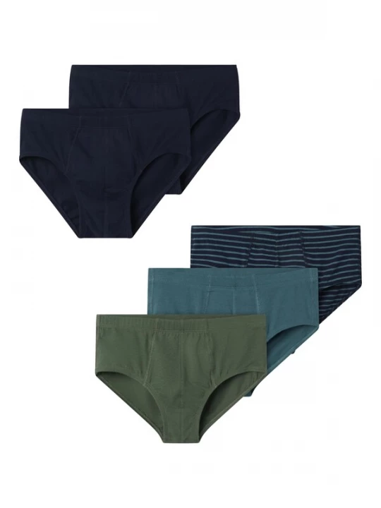 Foto van product TWO SOON Onderbroek donkerblauw / groen / petrol