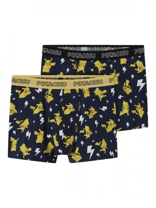 Foto van product TWO SOON Onderbroek 'Pokémon' navy / geel / rood / wit