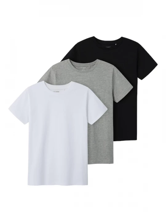 Foto van product TWO SOON Shirt grijs / zwart / wit