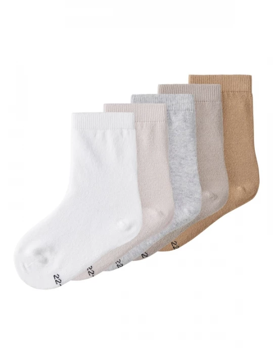 Foto van product TWO SOON Sokken camel / donkerbeige / grijs gemêleerd / wit