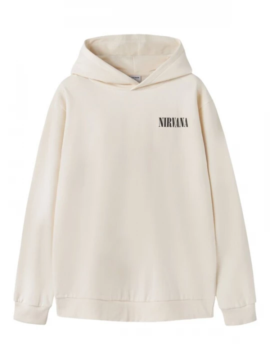 Foto van product TWO SOON Sweatshirt 'Nirvana' beige / zwart