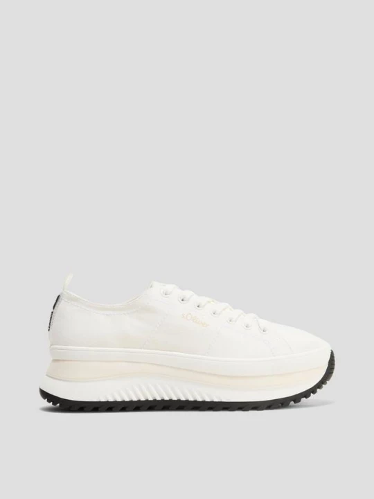 Foto van product Two-tone plateausneakers s.Oliver wit