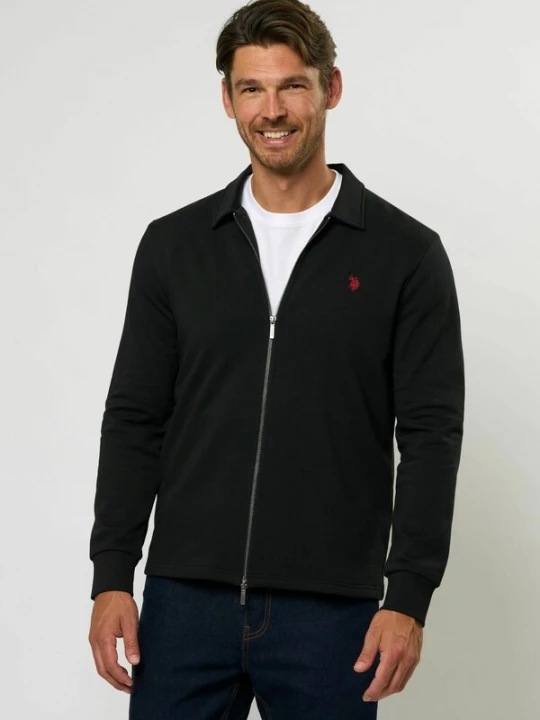 Foto van product U.. POLO ASSN. Gebreid vest 'UMTobey' rood / zwart U.S. POLO ASSN.