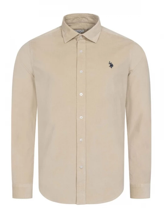 Foto van product U.. POLO ASSN. Overhemd beige U.S. POLO ASSN.