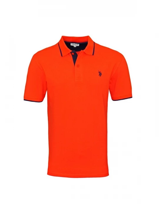 Foto van product U.. POLO ASSN. Shirt neonoranje / zwart U.S. POLO ASSN.