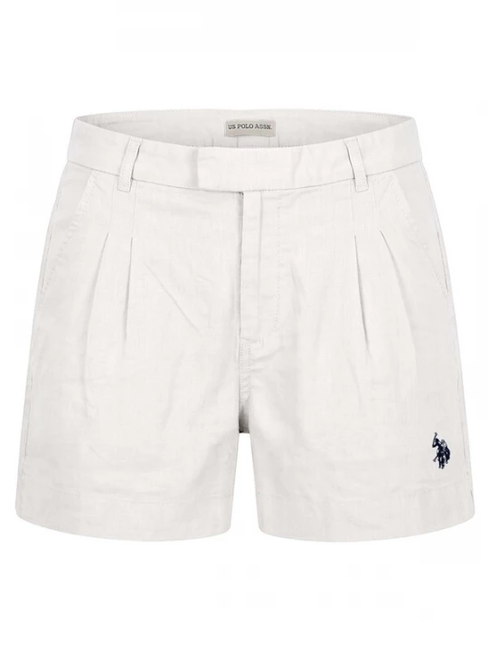 Foto van product U.S. POLO ASSN. Bandplooibroek wit