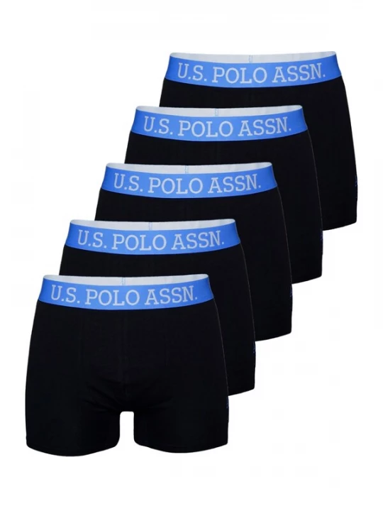 Foto van product U.S. POLO ASSN. Boxershorts blauw / zwart gemêleerd