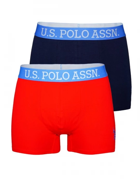 Foto van product U.S. POLO ASSN. Boxershorts navy / lichtblauw / rood / wit