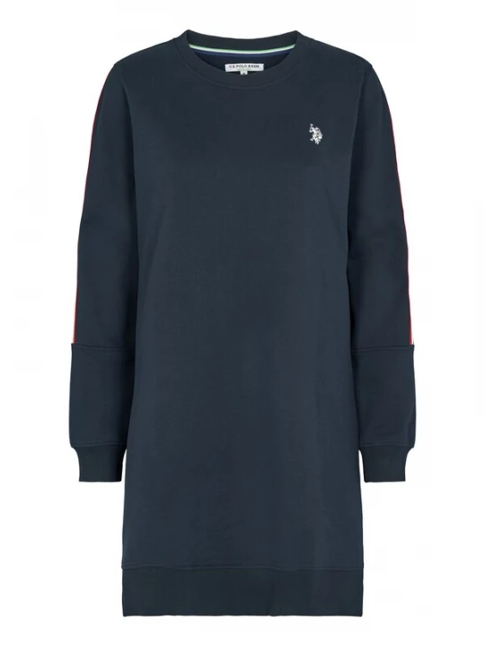 Foto van product U.S. POLO ASSN. Jurk 'UWEa' marine / rood / wit