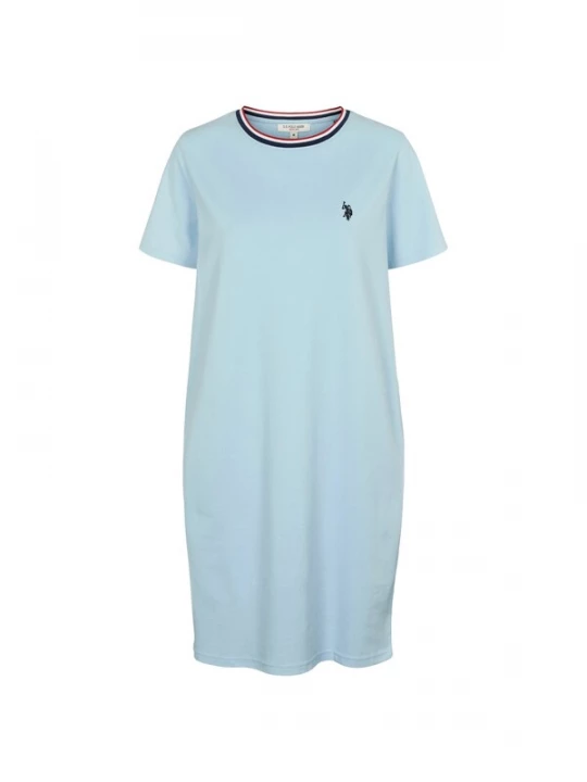 Foto van product U.S. POLO ASSN. Jurk 'UWEbba' marine / hemelsblauw / rood / wit