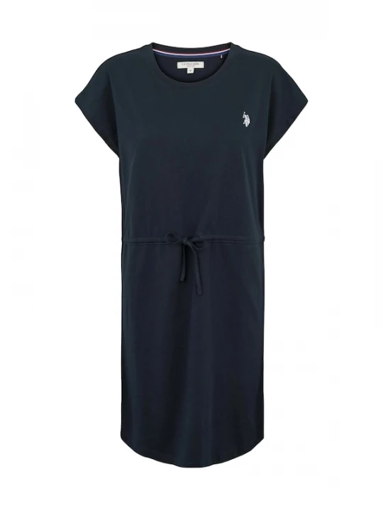 Foto van product U.S. POLO ASSN. Jurk 'UWIda' donkerblauw / wit