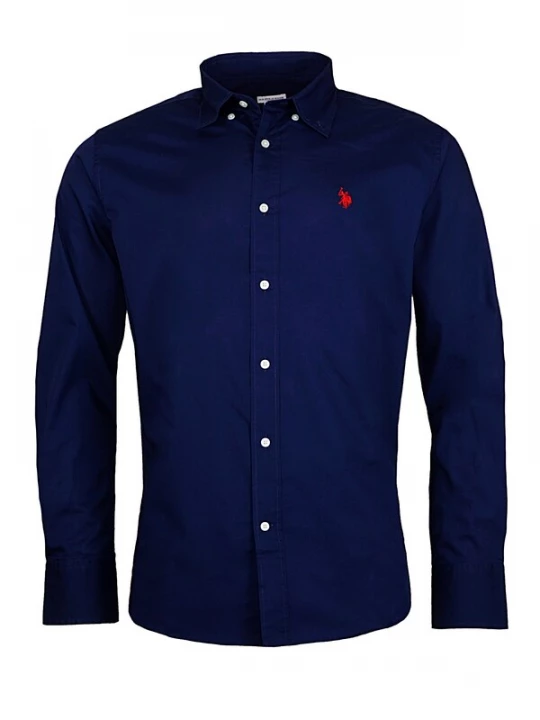 Foto van product U.S. POLO ASSN. Overhemd blauw / rood