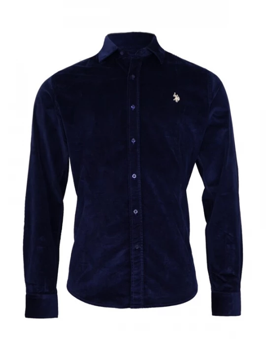 Foto van product U.S. POLO ASSN. Overhemd blauw / wit