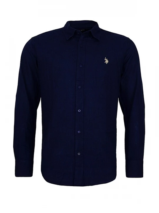 Foto van product U.S. POLO ASSN. Overhemd blauw / wit